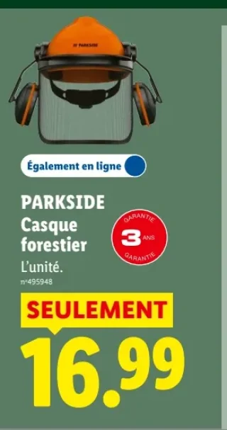 PARKSIDE Casque forestier