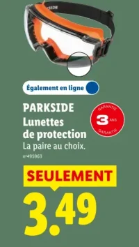 PARKSIDE Lunettes de protection