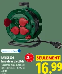 PARKSIDE Enrouleur de câble