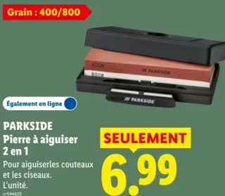 PARKSIDE Pierre à aiguiser 2 en 1