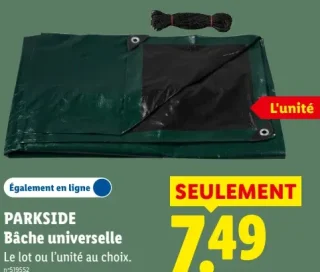 PARKSIDE Bâche universelle