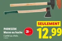 PARKSIDE Masse ou hache