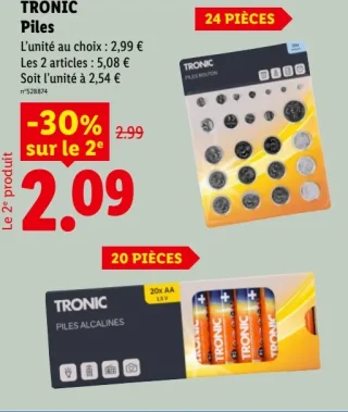 TRONIC Piles