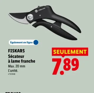 FISKARS Sécateur à lame franche