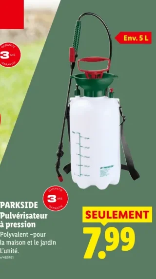 PARKSIDE Pulvérisateur à pression