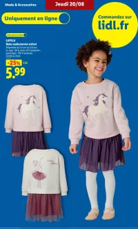 Lupilu Robe molletonnée enfant