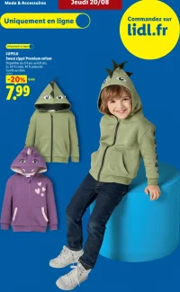 LUPILU Sweat zippé Premium enfant