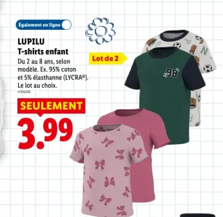 T-shirts enfant Lupilu