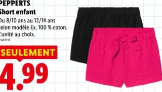Short enfant Pepperts