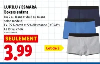 Boxers enfant Lupilu / Esmara Kids