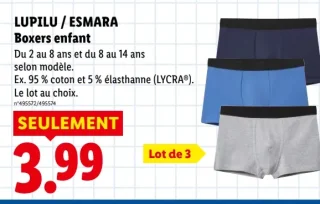 Boxers enfant Lupilu / Esmara Kids