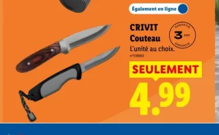 CRIVIT Couteau