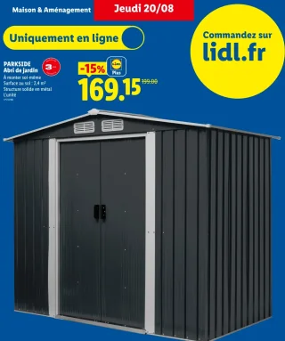 PARKSIDE Abri de jardin
