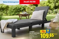 LIVARNO Bain de soleil tressé