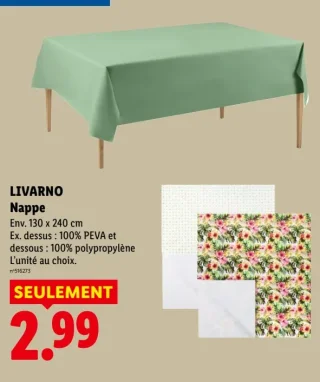 LIVARNO Nappe