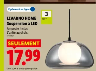LIVARNO HOME Suspension à LED