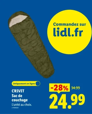CRIVIT Sac de couchage