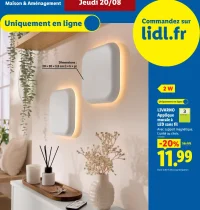 LIVARNO Applique murale à LED sans fil