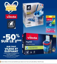 Produits Vileda et Éléphant