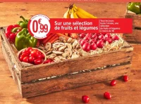 Sélection de fruits et légumes
