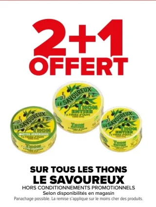 Sur tous les thons Le Savoureux