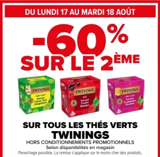 Thés Verts Twinings
