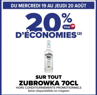 Vodka Zubrowka 70cl