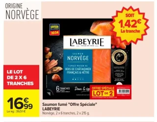 Saumon fumé "Offre Spéciale" Labeyrie
