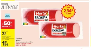 Cervelas Herta