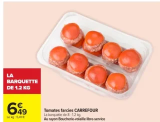 Tomates farcies CARREFOUR