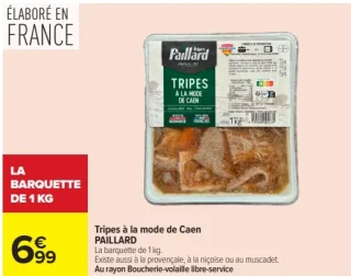 Tripes à la mode de Caen PAILLARD