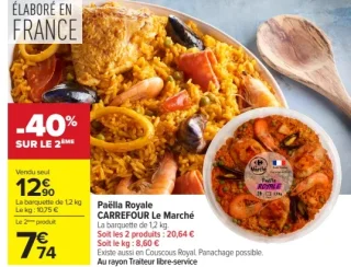 Paëlla Royale CARREFOUR Le Marché