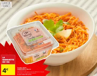 Carottes râpées CARREFOUR Le Marché