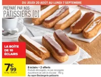 8 éclairs + 2 offerts