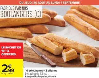 10 déjeunettes + 2 offertes