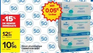 Sérum physiologique CARREFOUR BABY