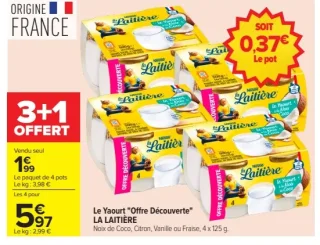 Le Yaourt "Offre Découverte" LA LAITIÈRE