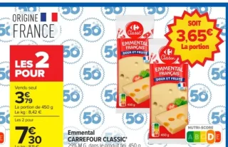 Emmental CARREFOUR CLASSIC'