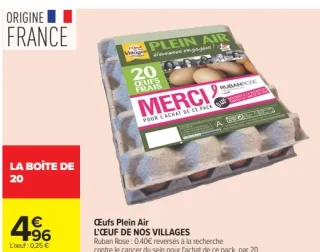 Œufs Plein Air L'ŒUF DE NOS VILLAGES