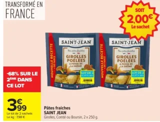Pâtes fraîches SAINT JEAN