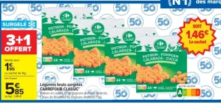 Légumes bruts surgelés CARREFOUR CLASSIC