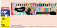 Set 23 surligneurs "BOSS" STABILO