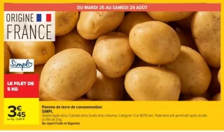 Pomme de terre de consommation SIMPL