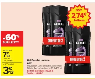 Gel Douche Homme AXE