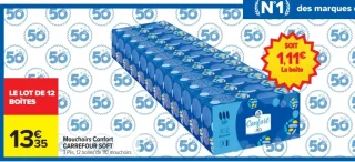 Mouchoirs Confort CARREFOUR SOFT
