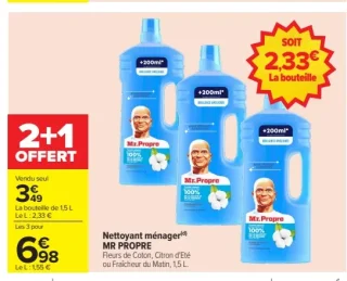 Nettoyant ménager Mr Propre