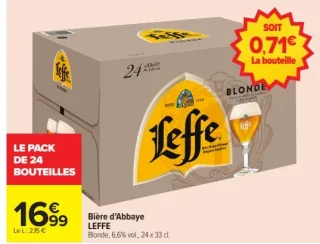 Bière d'Abbaye LEFFE Blonde