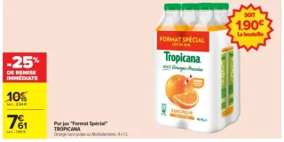 Pur jus "Format Spécial" TROPICANA