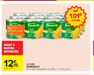 Le maïs BONDUELLE