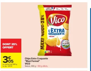 Chips Extra Craquante "Maxi Format" VICO